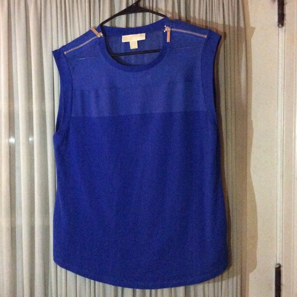 Michael Kors Tops - Michael Kors Vibrant cobalt blue top